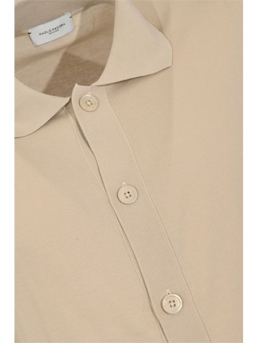 Giacca camicia in maglia di cotone Paolo Pecora | A044 F1001420